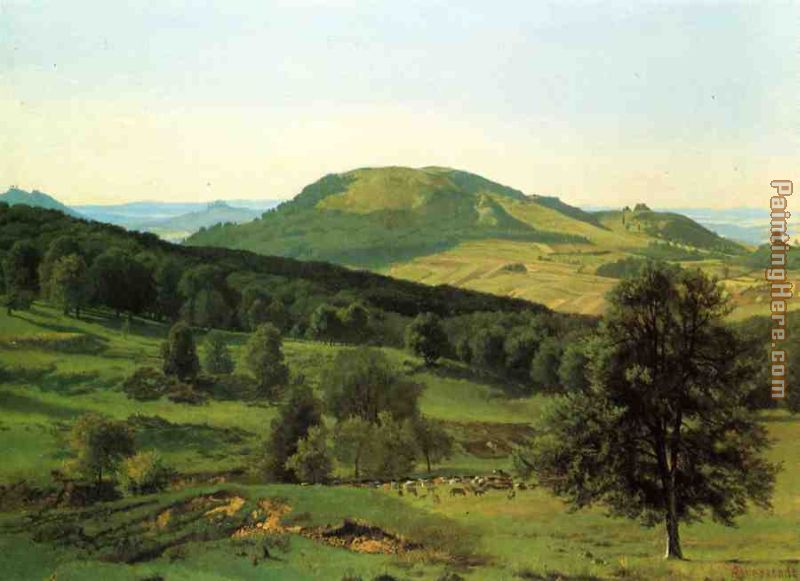 Albert Bierstadt Hill and Dale